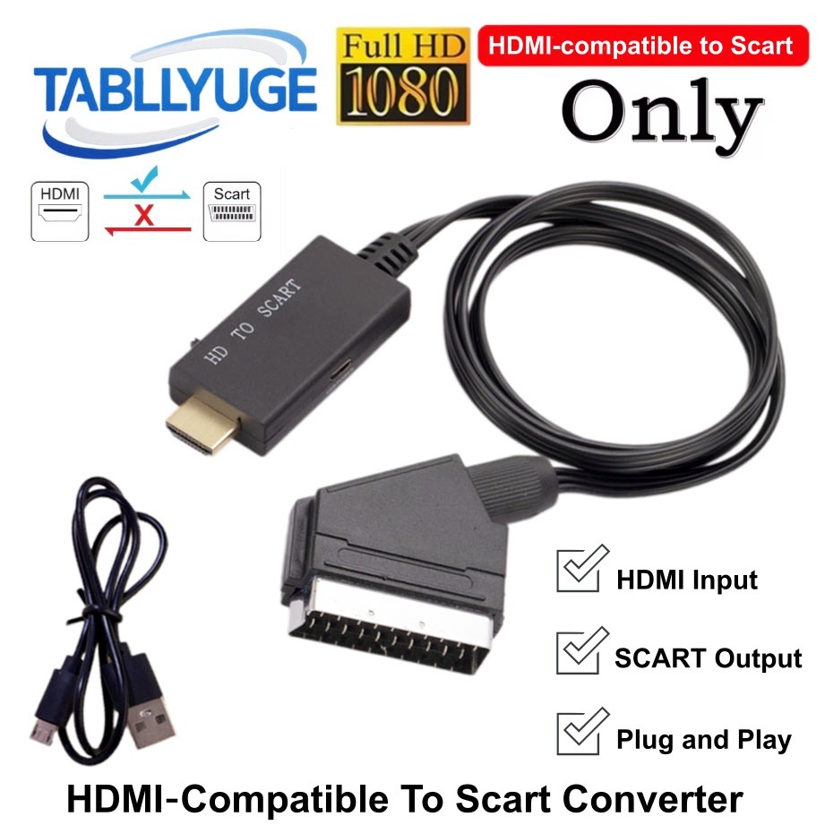 HDMI-compatibele naar SCART-co - Scart To Hdmi recensie en prijs