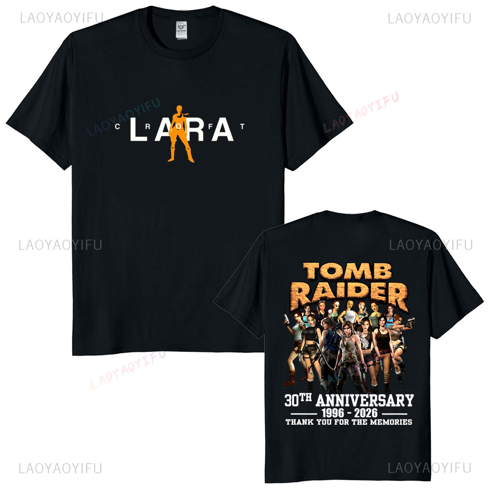 Tomb Raider 30e verjaardag Uni - Retro Gaming T Shirt recensie en prijs