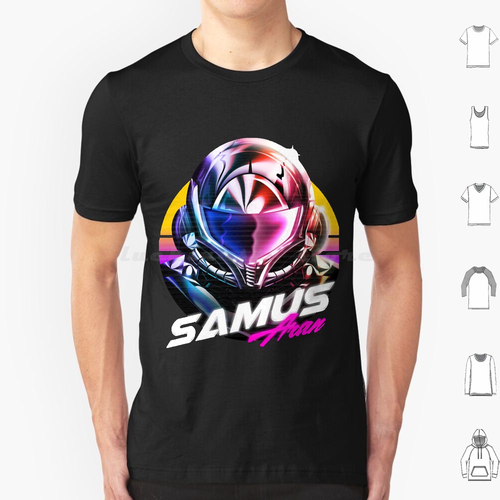 Samus Aran T-shirt 6xl Katoen  - Retro Gaming T Shirt recensie en prijs