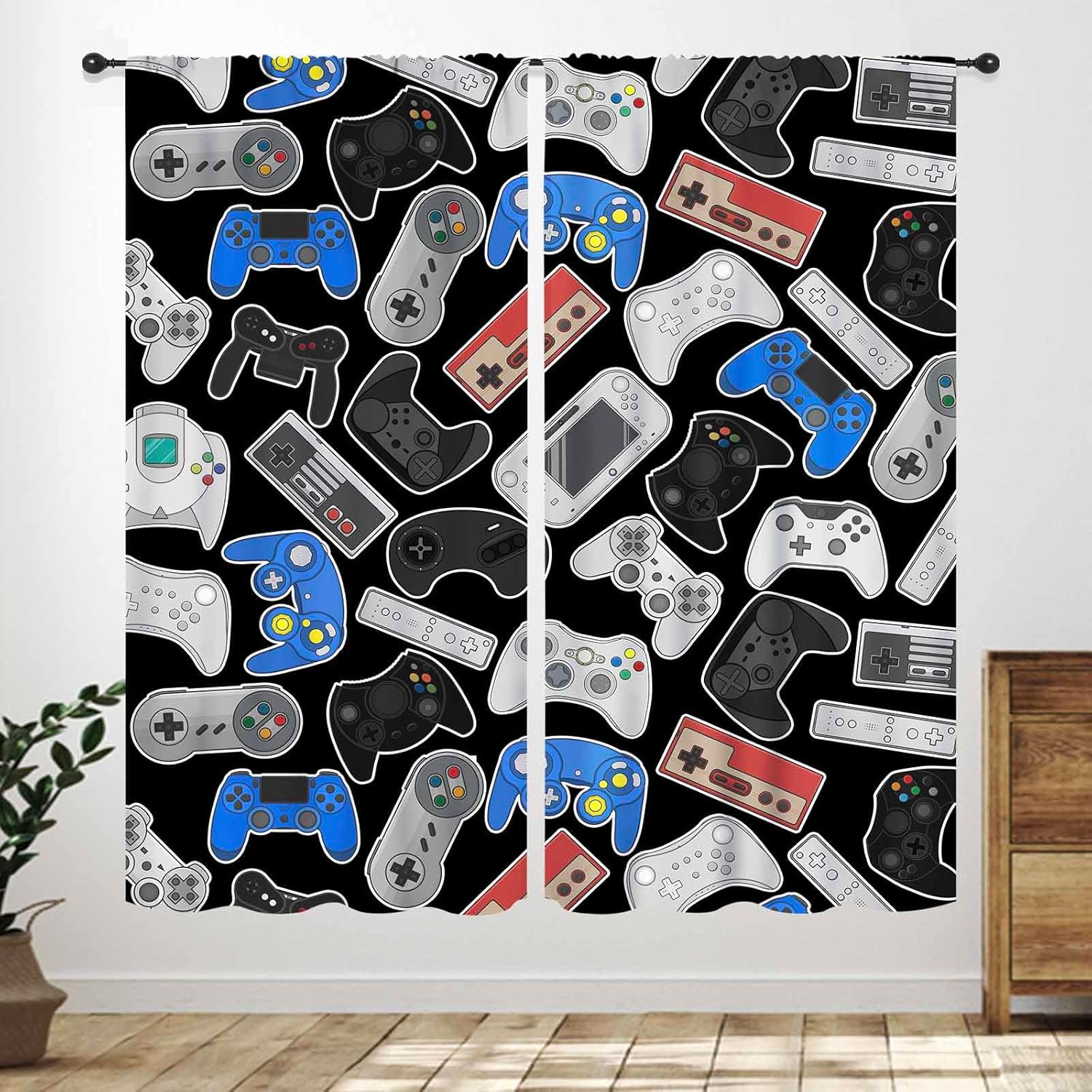 Retro Controllers-gordijnen –  - Retro Gaming Youtube recensie en prijs